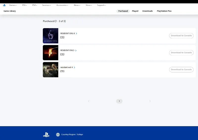 Набор Resident Evil «3 в 1» + ТУРЕЦКИЙ АККАУНТ PSN АВТОВЫДАЧА