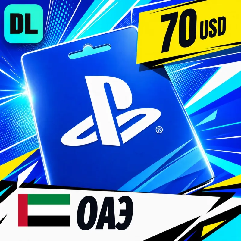 PlayStation Network (PSN) ОАЭ 70 USD цифровой код — автовыдача 24/7