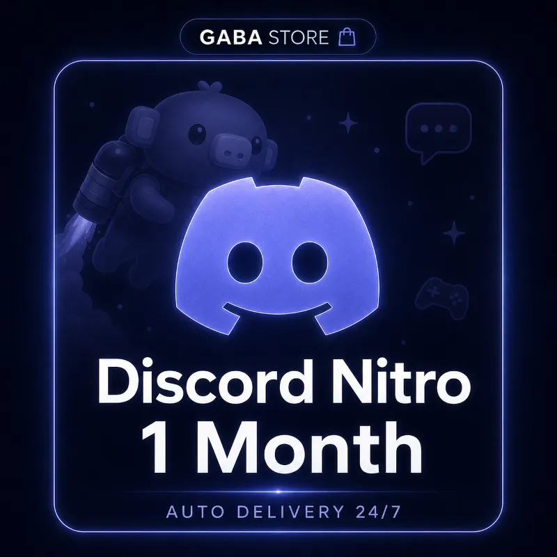 Discord Nitro - 1 Month / Official Ключ / Все регионы | АВТОВЫДАЧА 24/7