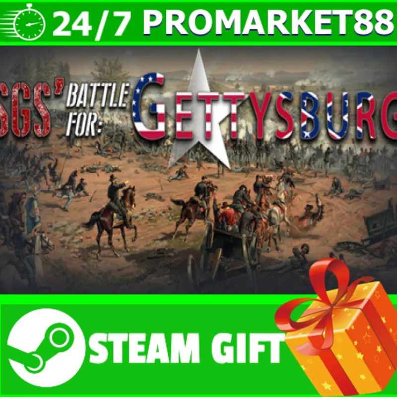 ВСЕ СТРАНЫ+РОССИЯ SGS Battle for: Gettysburg STEAM