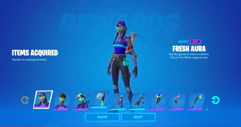 FORTNITE НАБОР MINTY LEGENDS XBOX ONE SERIES X|S КЛЮЧ