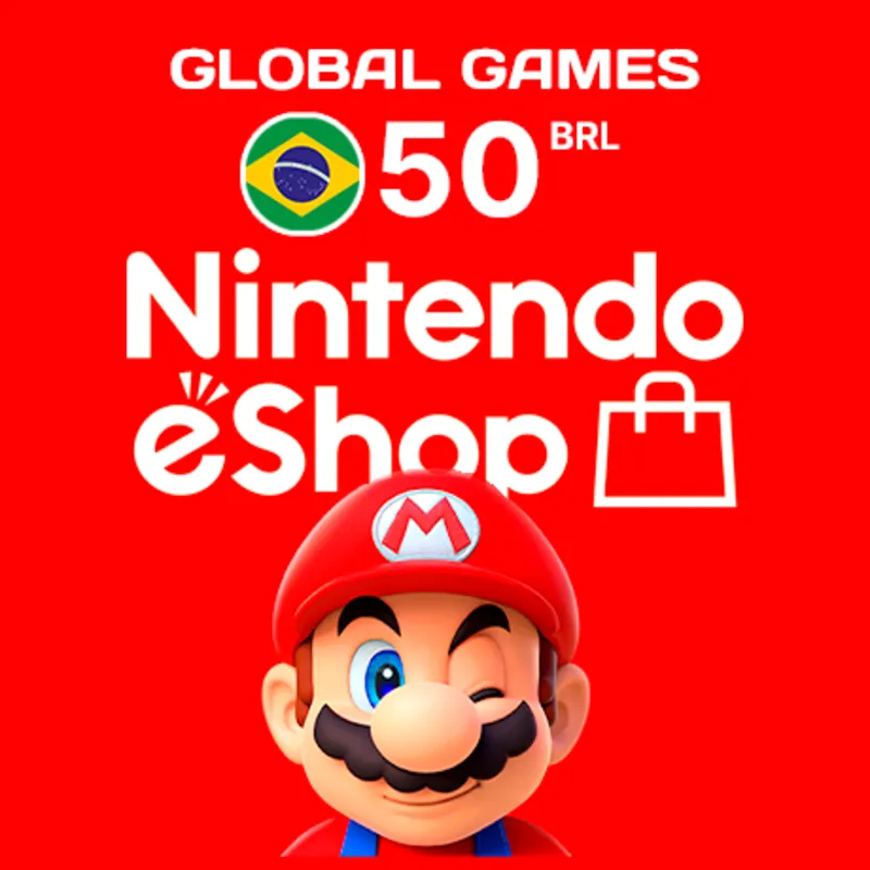 NINTENDO eSHOP 50 BRL Бразилия КАРТА ПОПОЛНЕНИЯ