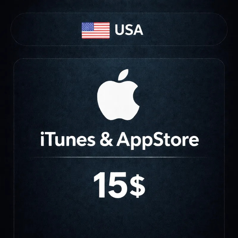 Подарочная карта Apple iTunes (USA) 15$