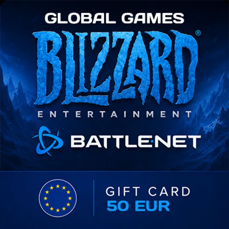 Карта Blizzard 50€ ЕВРО (Battle.net) EU