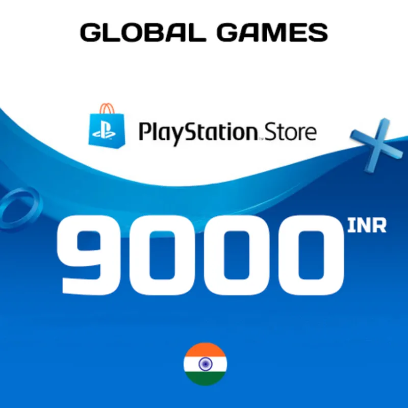 Карта PlayStation PSN 9000 INR Индия КОД ПОПОЛНЕНИЯ
