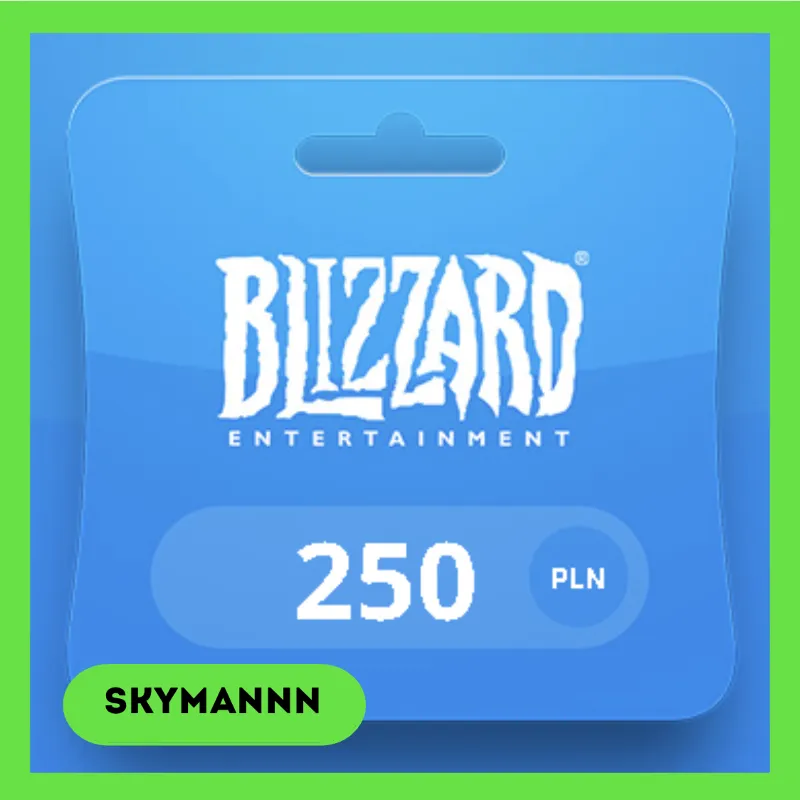 Карта Blizzard Battle.net 250 PLN Польша АВТО 24/7