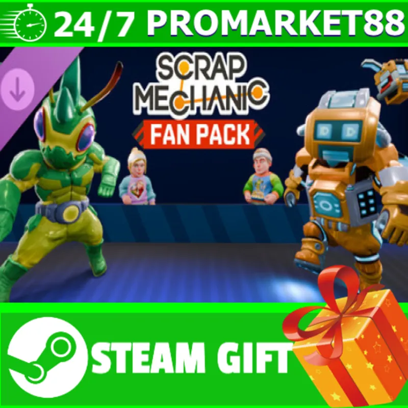 ВСЕ СТРАНЫ+РОССИЯ Scrap Mechanic - Fan Pack STEAM