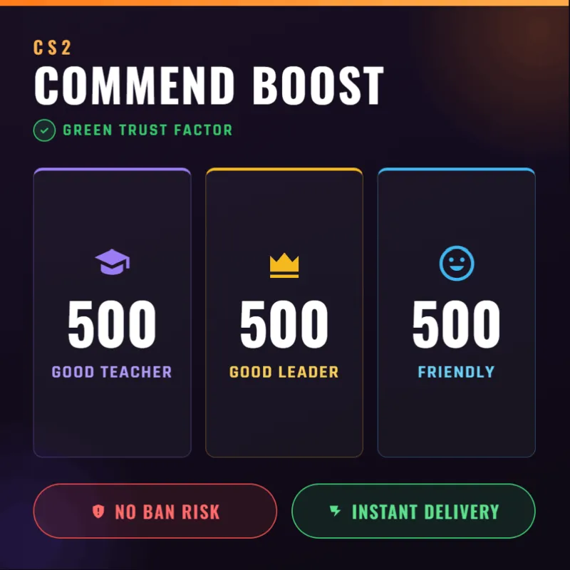 МГНОВЕННАЯ ДОСТАВКА! (500/500/500) — БУСТ РЕКОМЕНДАЦИЙ CS2