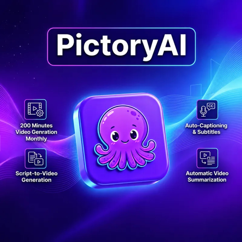 Pictory.ai Профессиональная подписка – 200 минут создания видео в месяц