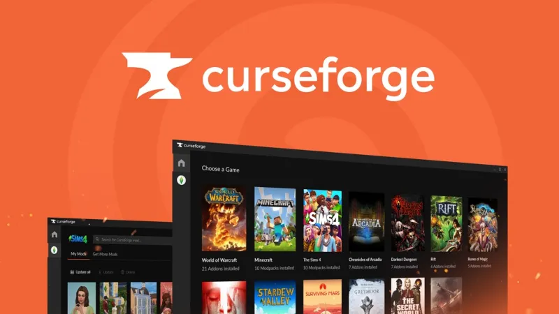 Epic CurseForge аккаунт+почта