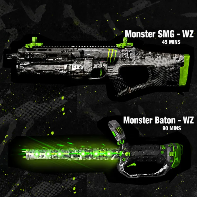 2/2 ЧЕРТЕЖА Monster Baton - WZ Monster SMG - WZ Twitch Drop