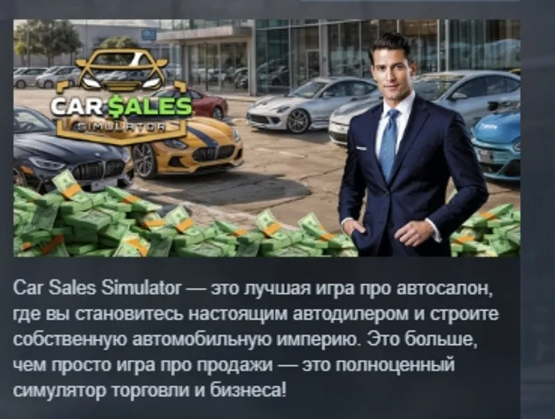 Car Sales Simulator АВТОДОСТАВКА STEAM GLOBAL МГНОВЕННО ЛИЦЕНЗИЯ