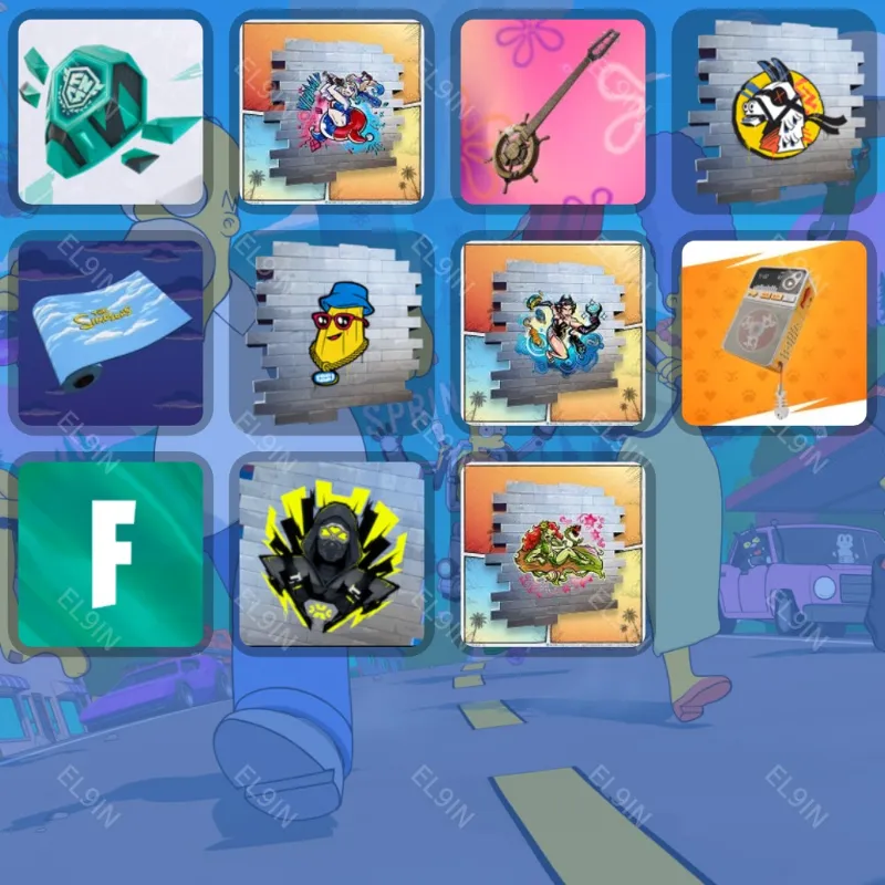 Fortnite Твич Дропсы 11 предметов +