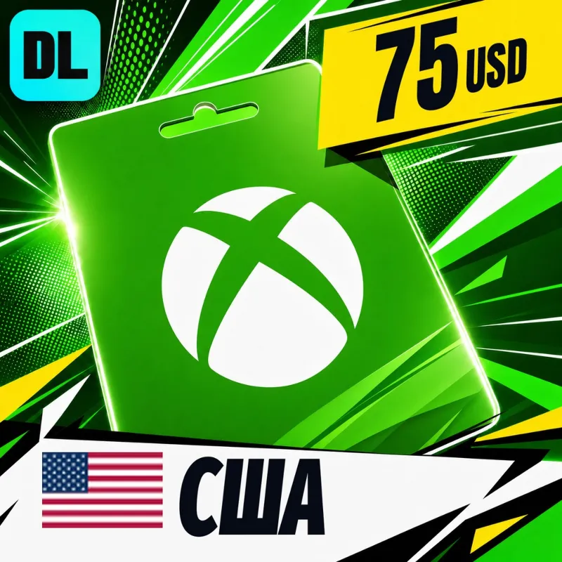 Xbox Gift Card США 75 USD цифровой код — автовыдача 24/7