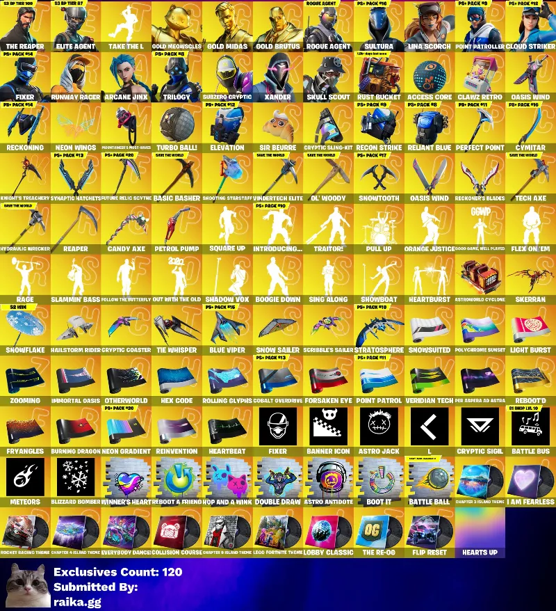 Автовыдача • FN (Все Платформы) • 320 скинов + 3.4k VB • Полный доступ
