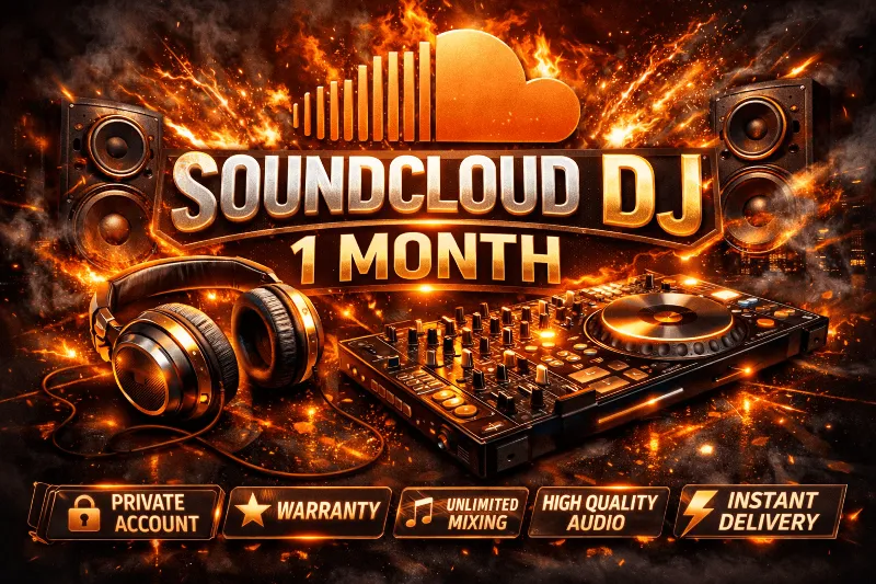 SoundCloud DJ Premium•1 Месяц Приватный Аккаунт Гарантия Мгновенная Доставка