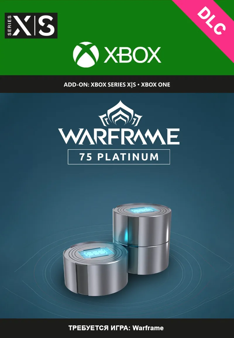 Warframe: 75 Platinum Xbox One / Series X|S Ключ DLC