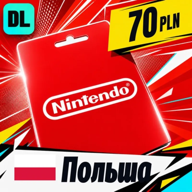 Nintendo eShop Польша 70 PLN цифровой код — автовыдача 24/7