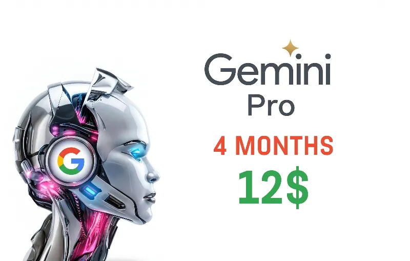 Google Gemini Pro – Активация на 4 месяца | Только для новых аккаунтов | Мгновенная в