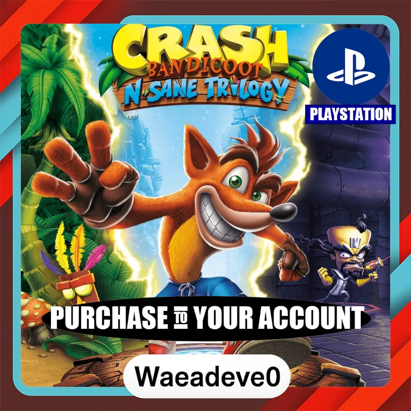 Crash Bandicoot N. Sane Trilogy – PlayStation (PSN) – Purchase in Your Account