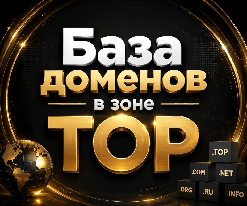 База доменов в зоне TOP 2026 ( Август )