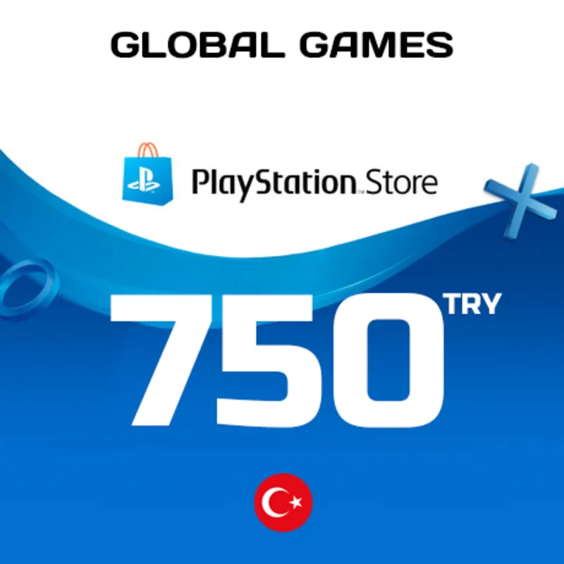 Карта PlayStation PSN 750 TRY Турция КОД ПОПОЛНЕНИЯ