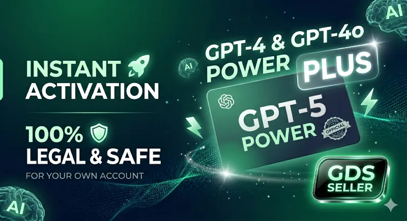 ChatGPT Plus Subscription [Premium Upgrade] 5.5 ,1M Plus pro