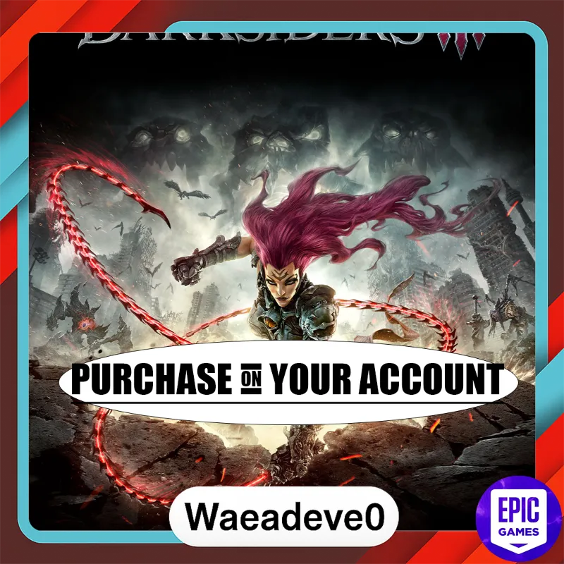 Darksiders III - Epic games - Purchase on your account