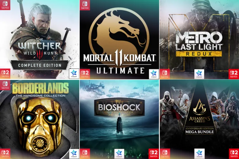 Коллекция из 72 игр для Nintendo Switch