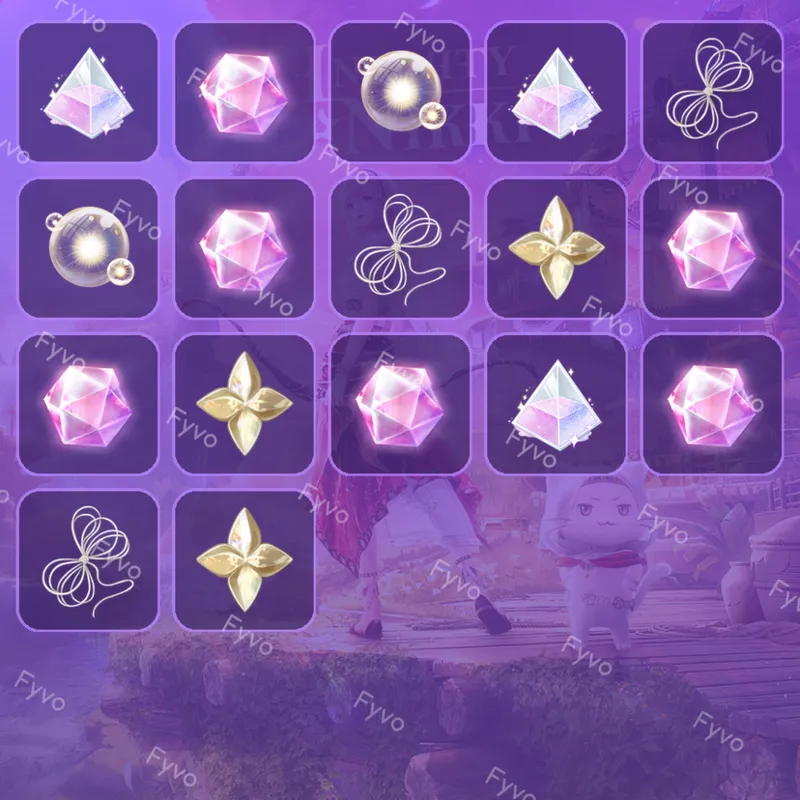 Infinity Nikki Твич Дропс 17 Предметов Twitch Drops