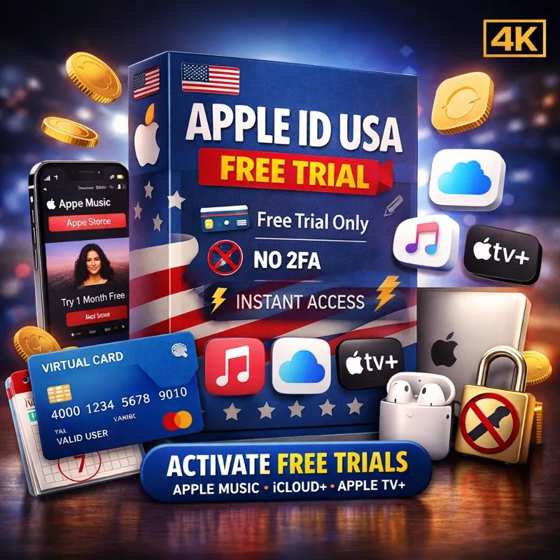 Apple ID USA + Payment | Полный доступ | Без 2FA | Мгновенная доставка