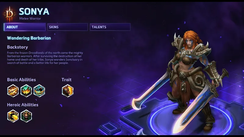 Герой Соня - Heroes of the Storm (Ключ Battle.net) – Глобальный