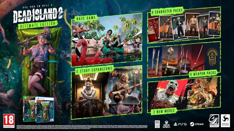 DEAD ISLAND 2 ULTIMATE EDITION XBOX ONE / X|S КЛЮЧ USA ЛИЦЕНЗИЯ