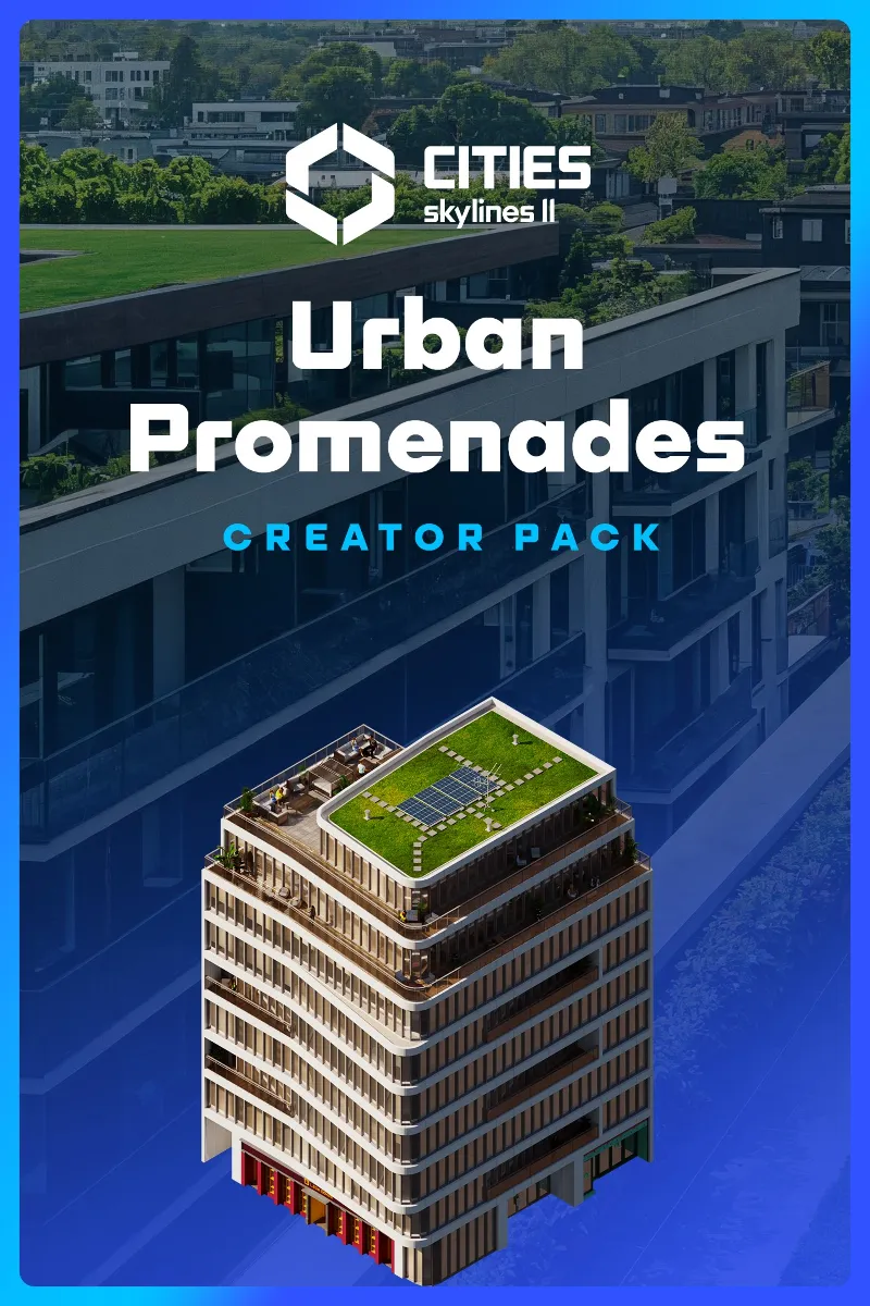 Cities: Skylines II - Creator Pack: Urban Promenades | PC | На любой аккаунт