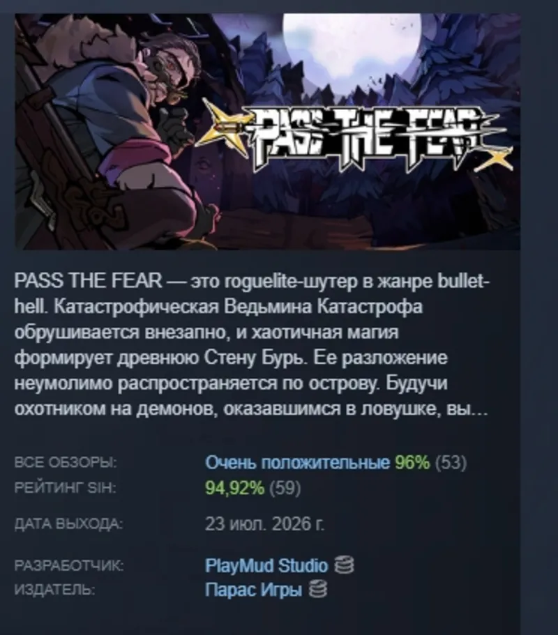 Pass the Fear АВТОДОСТАВКА STEAM GLOBAL МГНОВЕННО ЛИЦЕНЗИЯ