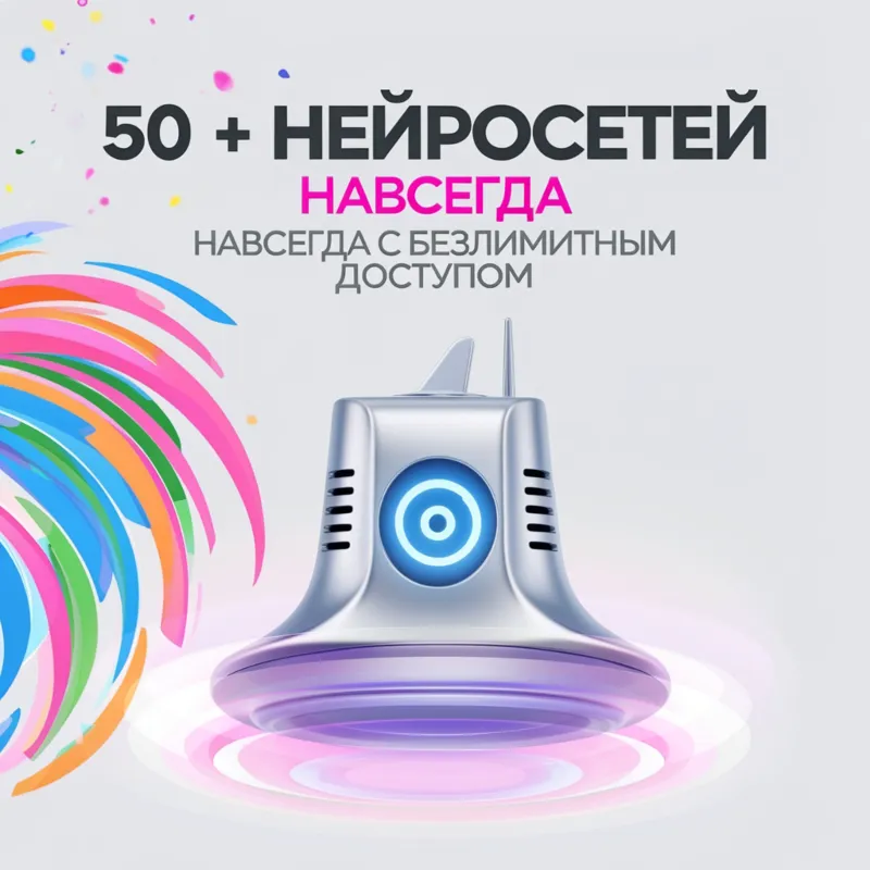 50+ НЕЙРОСЕТЕЙ НАВСЕГДА С БЕЗЛИМИТНЫМ ДОСТУПОМ
