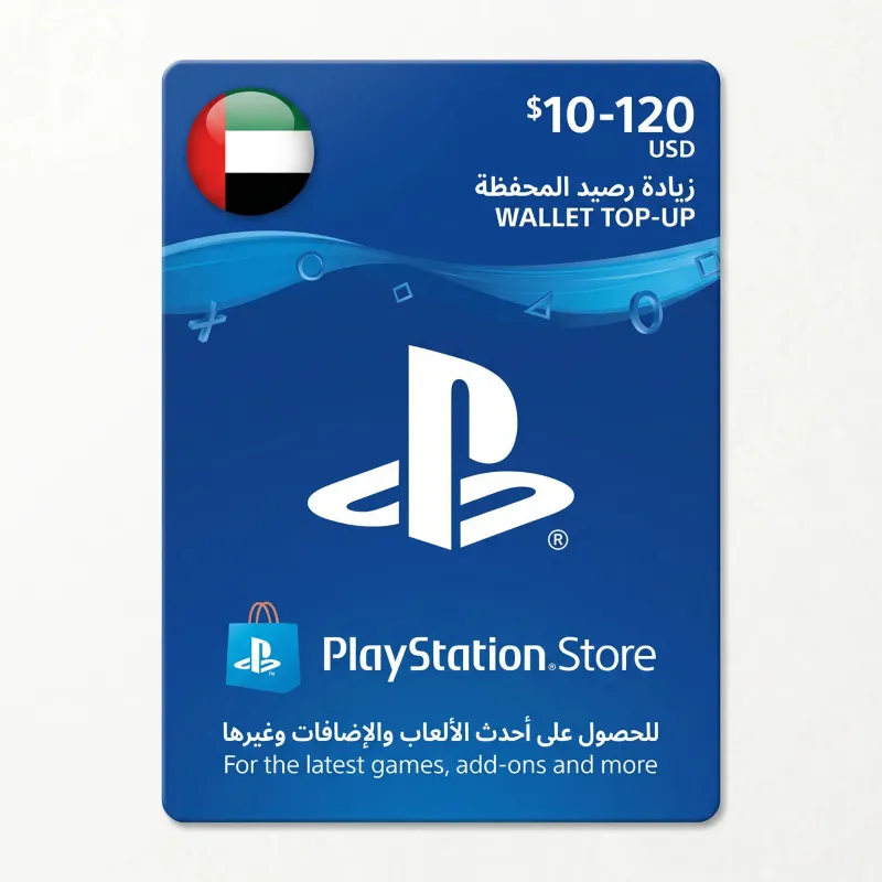 Playstation Network PSN · ОАЭ 10-120 USD