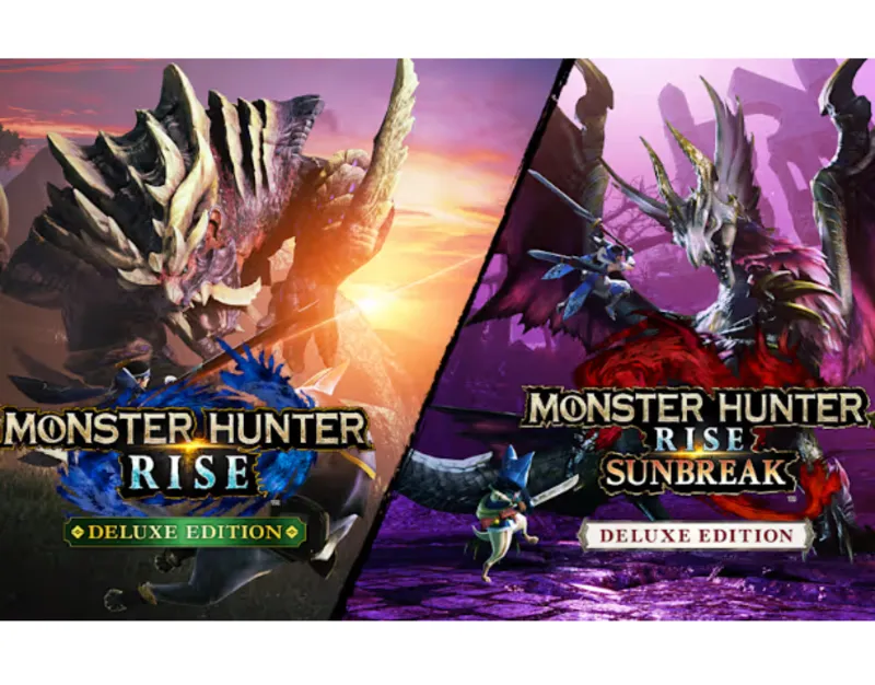 2 DLC Ключа Monster Hunter Rise + Sunbreak (Deluxe Edition) Kit Global Steam