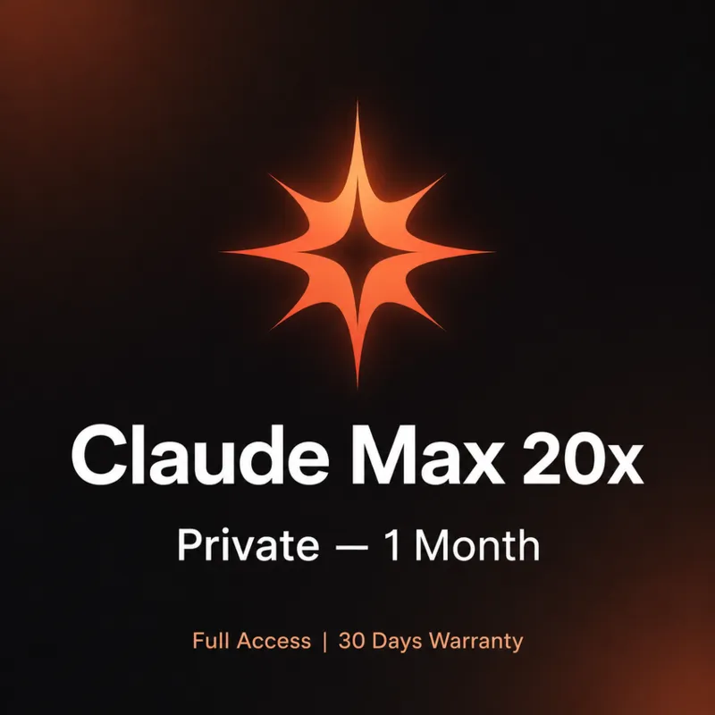 Claude Max 20x Приватный (1 месяц) | 30 дней гарантия