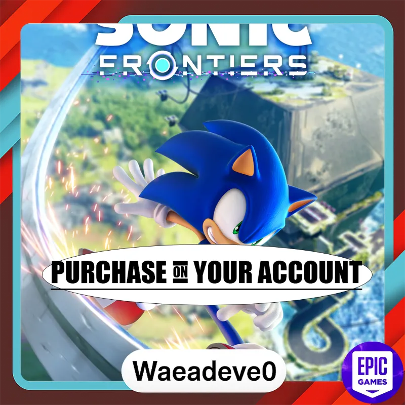 Sonic Frontiers - Epic games - Purchase on your account