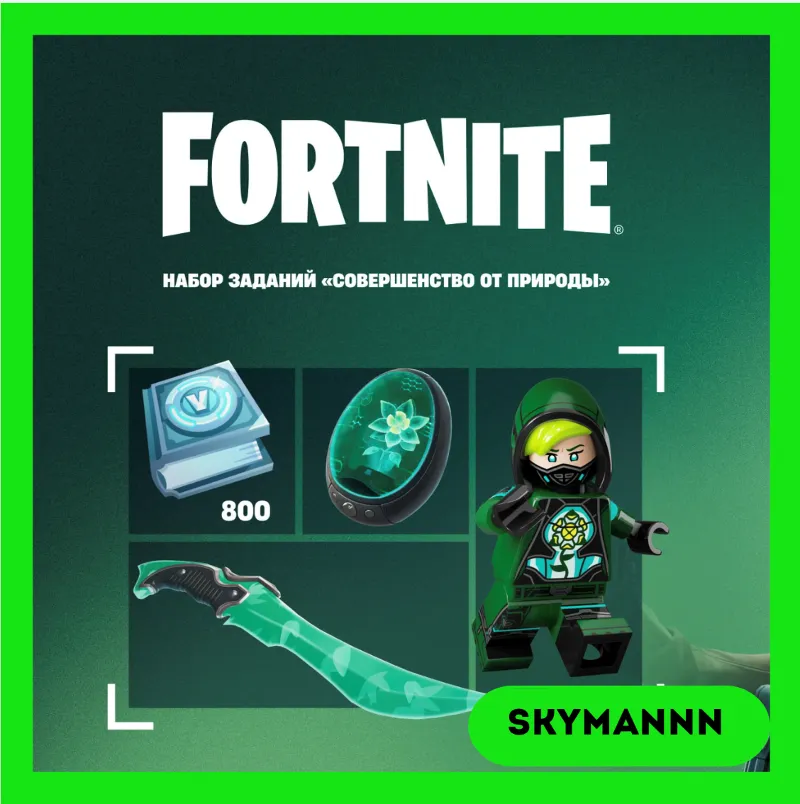 FORTNITE: Совершенство от природы + 800 Vb XBOX/PC КЛЮЧ