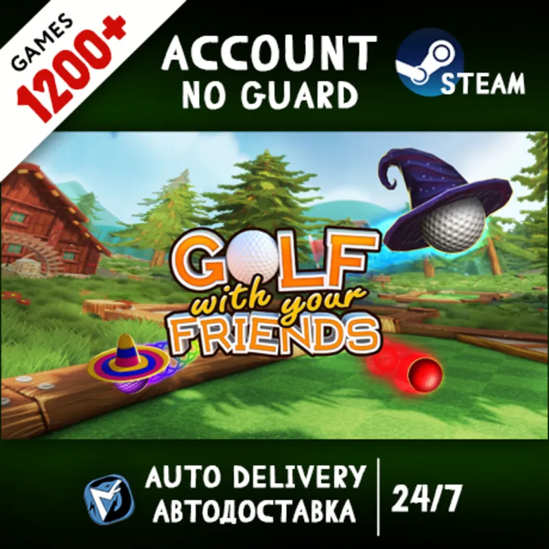 Golf With Your Friends + 1200 ИГР STEAM АККАУНТ