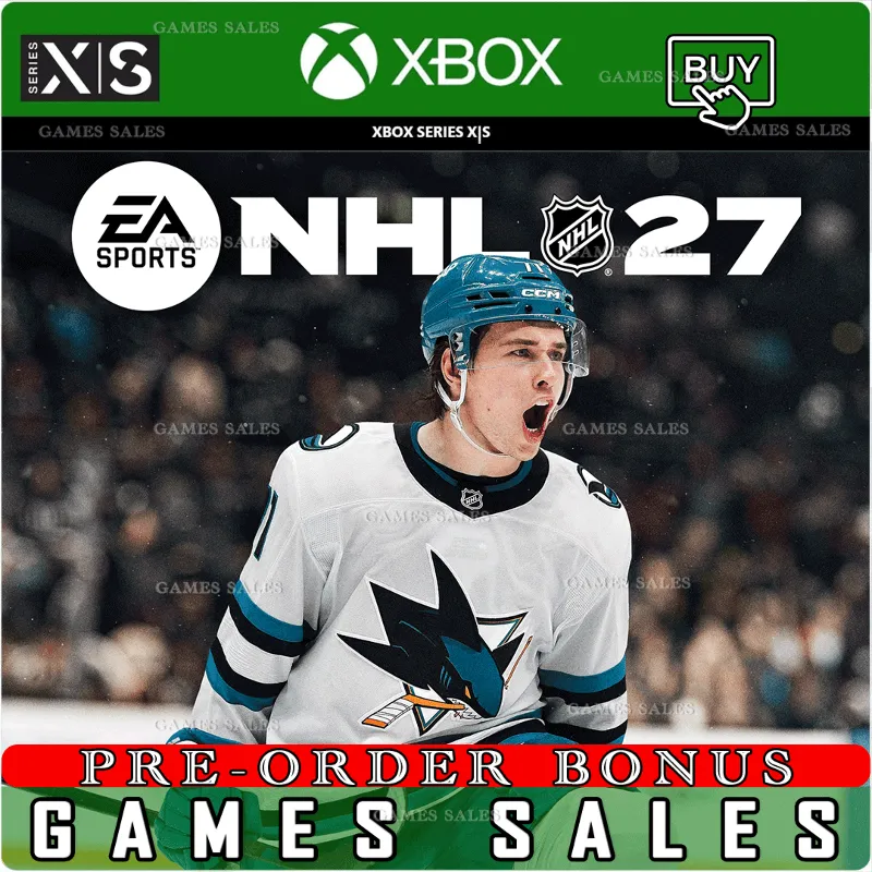 NHL® 27 STANDARD EDITION XBOX SERIES X|S XBOX SERIES X|S ПРЕДЗАКАЗ С БОНУСАМИ