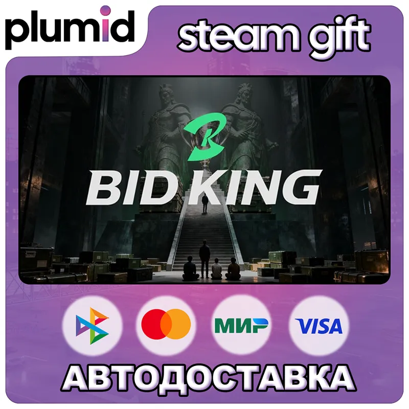 BidKing Steam Gift / Россия + МИР / АВТО