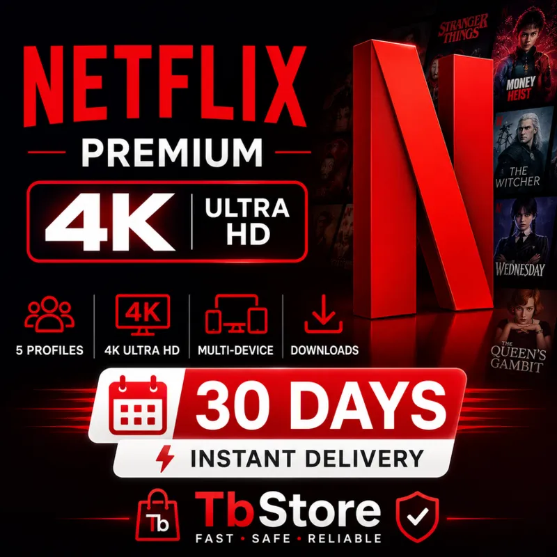 Netflix Premium 4K UHD | Доступ к аккаунту на 1 месяц | Мгновенная доставка