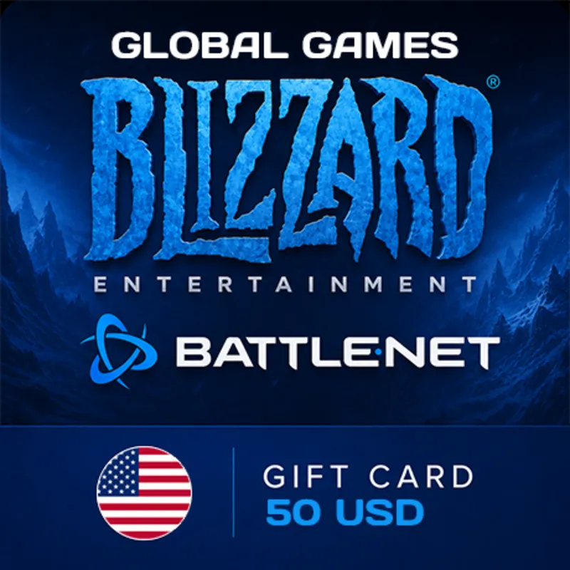 Карта Blizzard 50$ USD (Battle.net) США