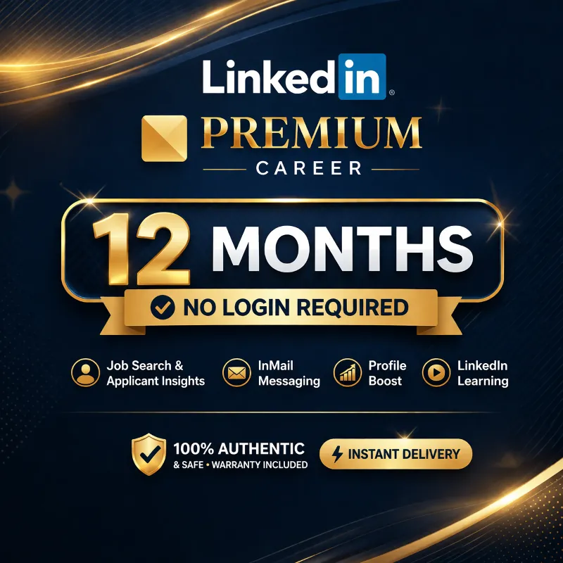 LinkedIn Premium Career – 12 Months | No Login Required | Activation via Link