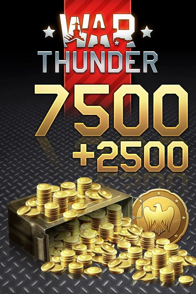 War Thunder - 7500 (+2500 Bonus) Golden Eagles | XBOX+PC | На любой аккаунт