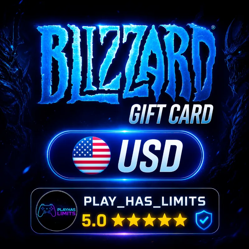 BLIZZARD GIFT CARD 5/10/20/50 USD | США