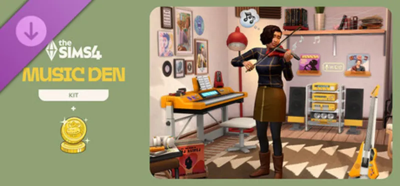 The Sims 4 Музыкальная студия + 200 мул steam РФ DLC